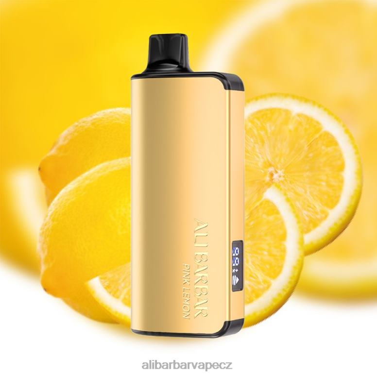 Alibarbar Ingot 20 000 jednorázových vaků růžový citron B62ZN40 - Alibarbar Puffs