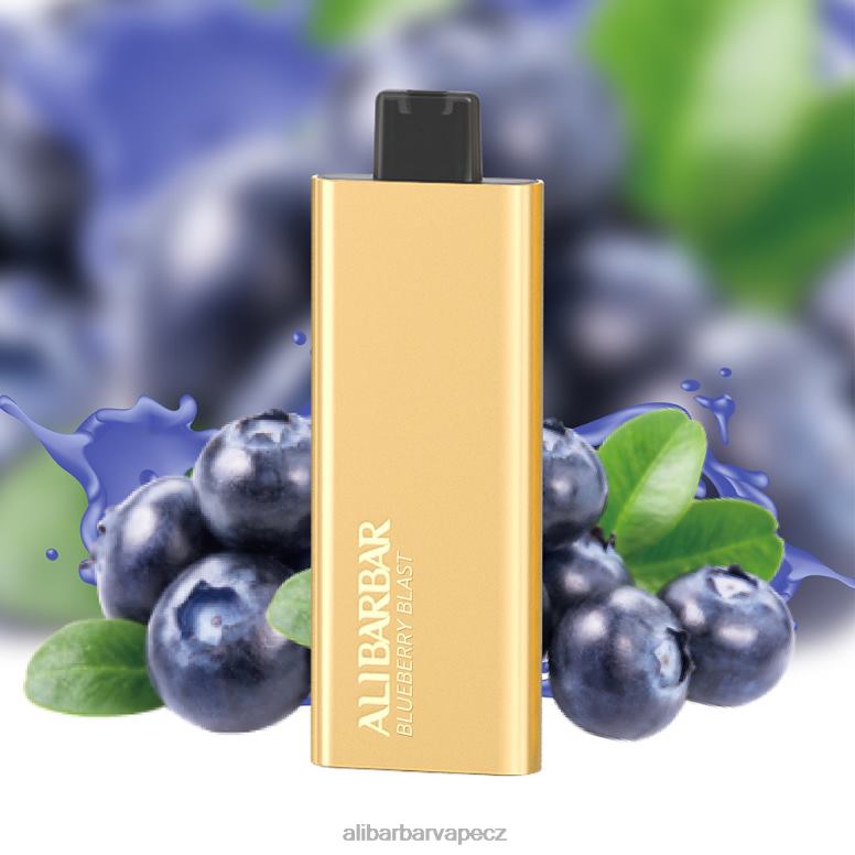 Alibarbar Pandora 7000 jednorázových vaků borůvkový výbuch B62ZN50 - Alibarbar Puffs