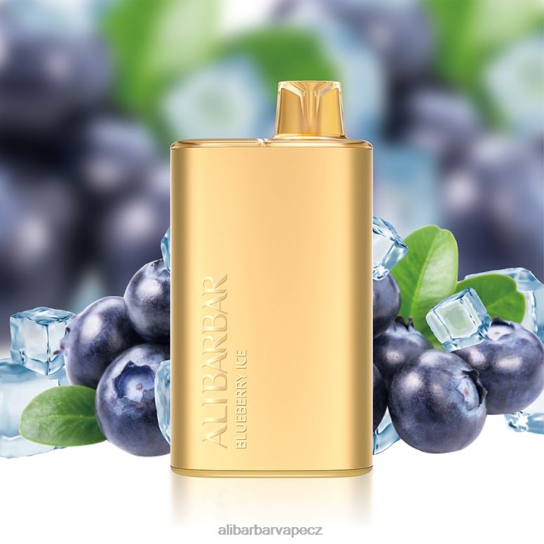 Alibarbar Rich 8000 jednorázových vapů borůvkový led B62ZN3 - Alibarbar Flavours