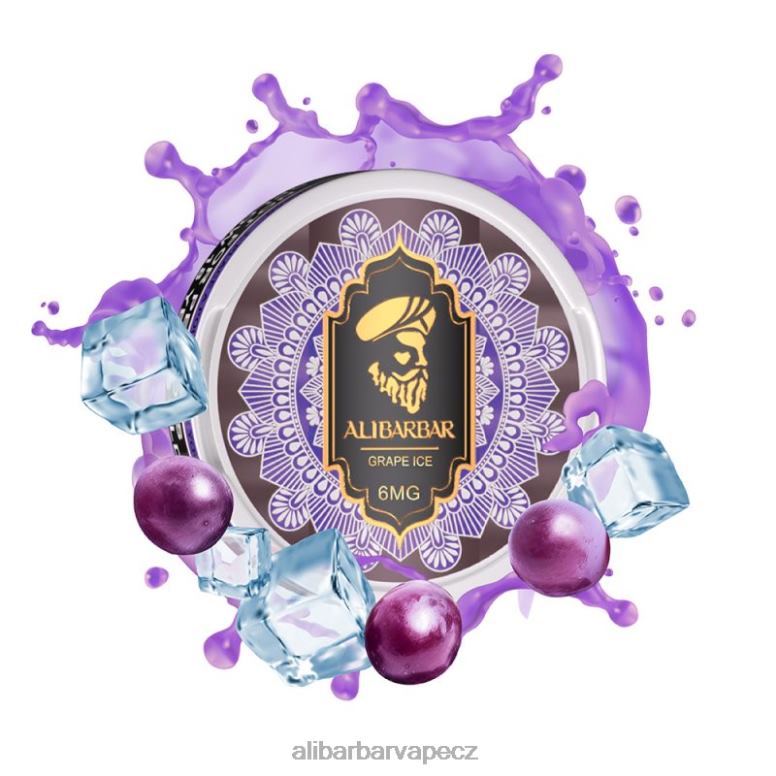 Alibarbar nikotinové kapsičky hroznový led B62ZN85 - Alibarbar Vape Nicotine Review