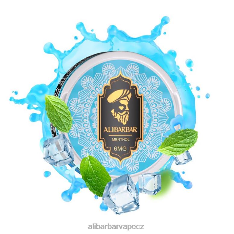 Alibarbar nikotinové kapsičky mentol B62ZN88 - Alibarbar Vape Nicotine