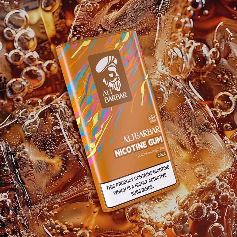 Alibarbar nikotinové žvýkačky jablko B62ZN98 - Alibarbar Vape Nicotine