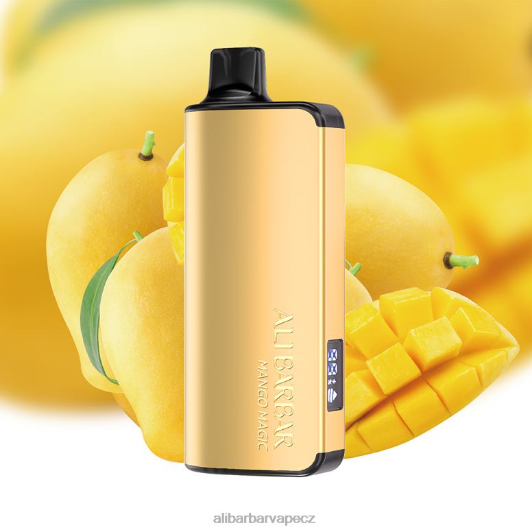 Alibarbar Ingot 9000 jednorázových vaků mangová magie B62ZN29 - Alibarbar Nicotine Content