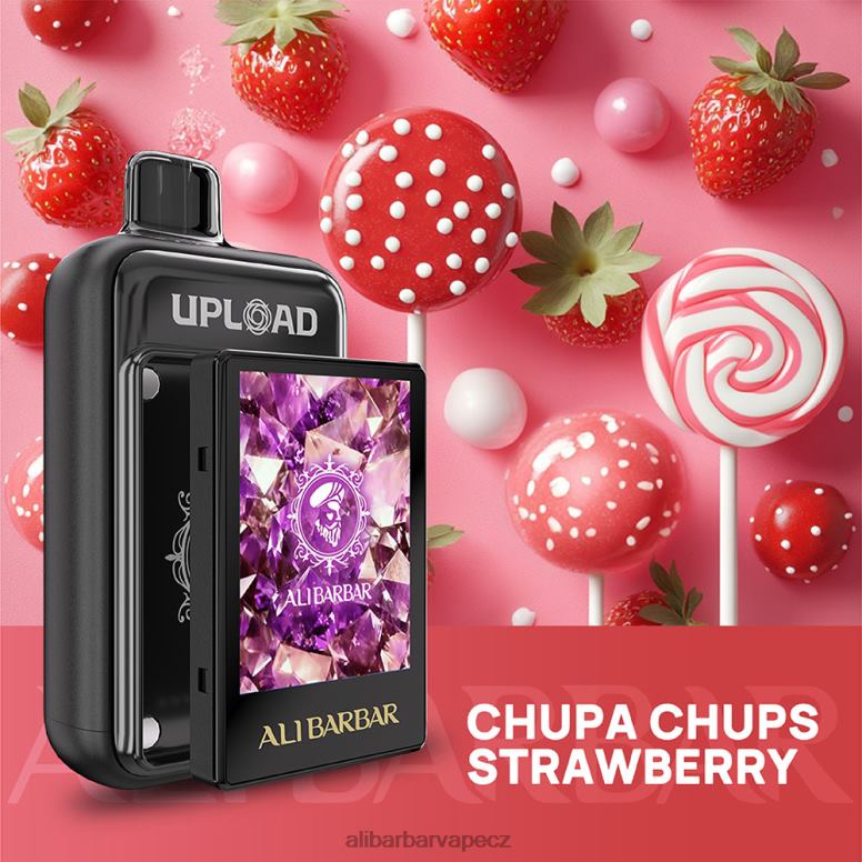 Alibarbar nahrát chupa chups jahoda B62ZN114 - Alibarbar Vape Review