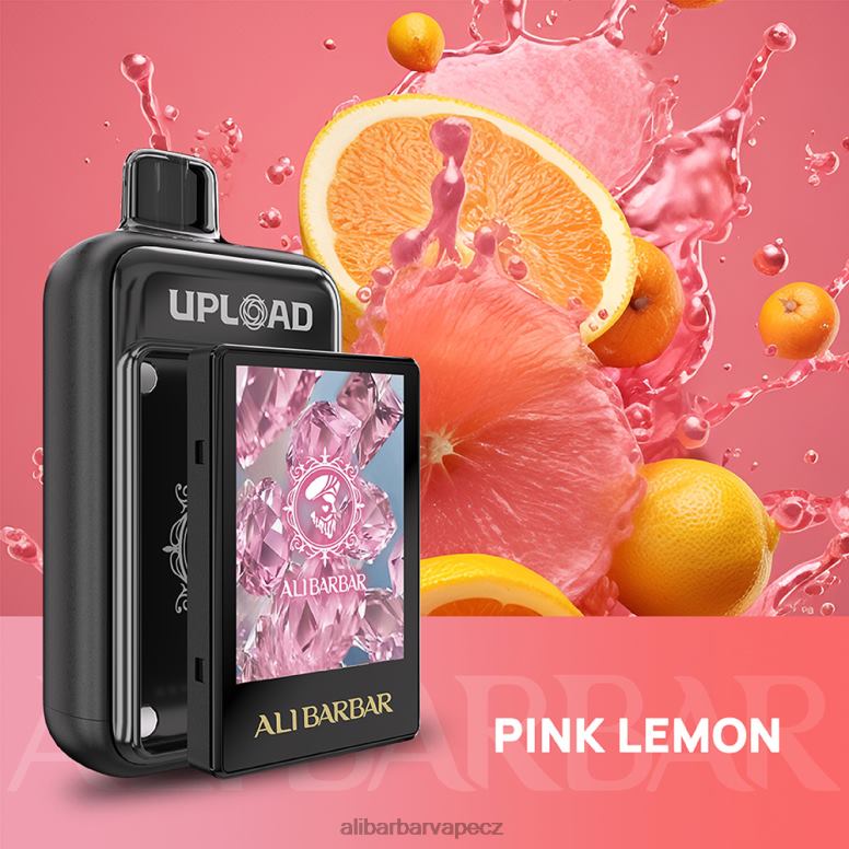 Alibarbar nahrát růžový citron B62ZN118 - Alibarbar Vape Nicotine