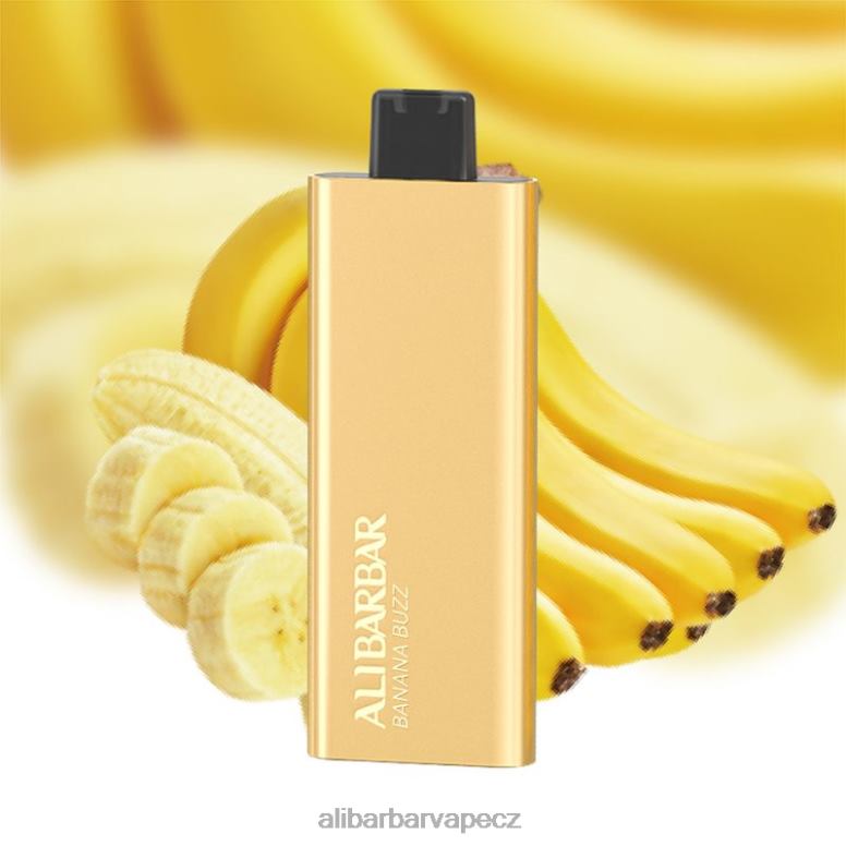 Alibarbar Pandora 7000 jednorázových vaků banánový bzukot B62ZN65 - Alibarbar Vape Nicotine Review