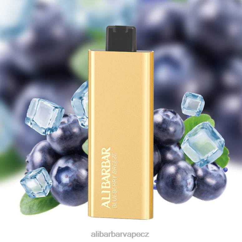Alibarbar Pandora 7000 jednorázových vaků borůvkový vánek B62ZN51 - Alibarbar Vape Cz