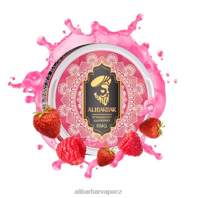 Alibarbar nikotinové kapsičky jahoda malina B62ZN92 - Alibarbar Vape Praha