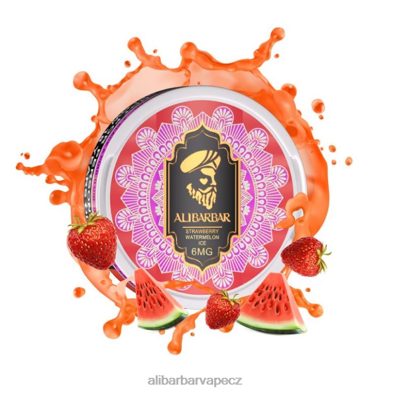Alibarbar nikotinové kapsičky jahodový meloun led B62ZN93 - Alibarbar Flavours