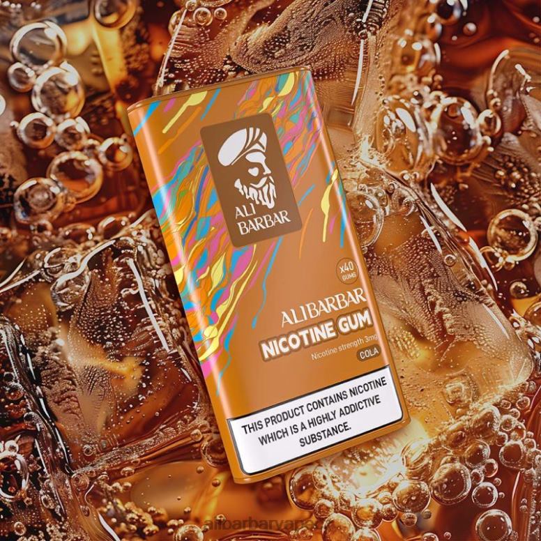 Alibarbar nikotinové žvýkačky cola B62ZN99 - Alibarbar Nicotine Content